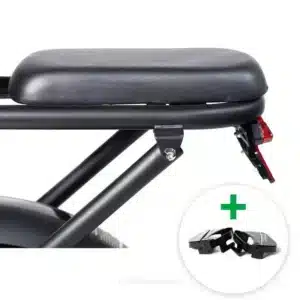 OUXI - Achterzitje + Voetsteunen - Zwart