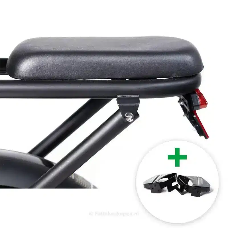 OUXI - Achterzitje + Voetsteunen - Spacegrijs