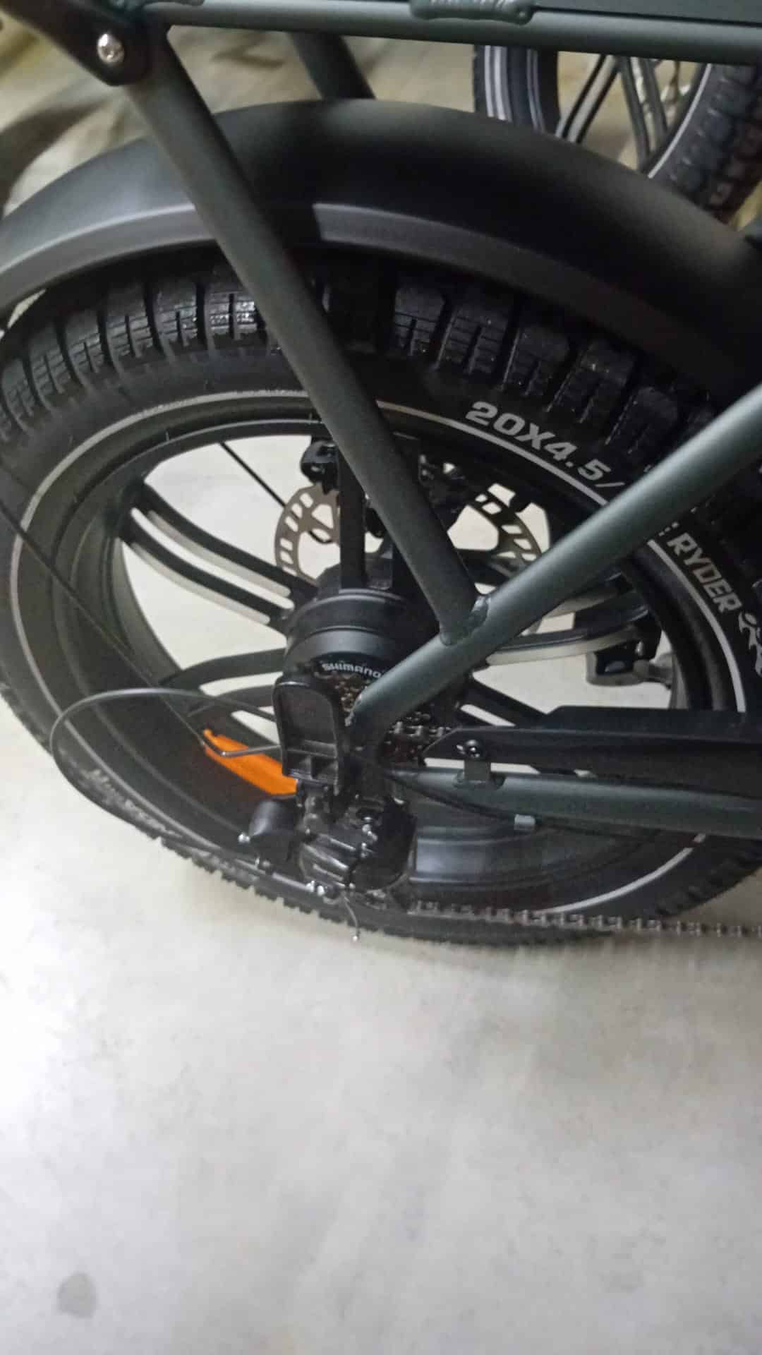 Complete Achtervelg met Motor voor Ape Rider A10 Fatbike - 16x4.0 Inch