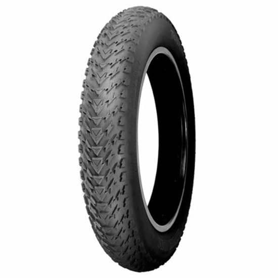 Set 2stuks THUNDR 20” FatBike Buitenbanden Inclusief Binnenbanden 20 x 4.0 inch ERTRO 100-406 20x4.0 Fat bike banden 20inch - Ouxi – Knaap – Phatfour – Super73 - Zwart - Afbeelding 3