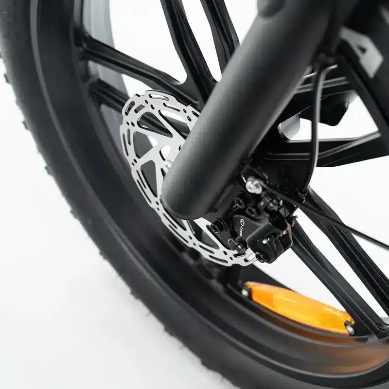 QM Wheels V20 Pro Elektrische Fatbike 250W | Straatlegaal & Rijklaar | Zwart - Afbeelding 12